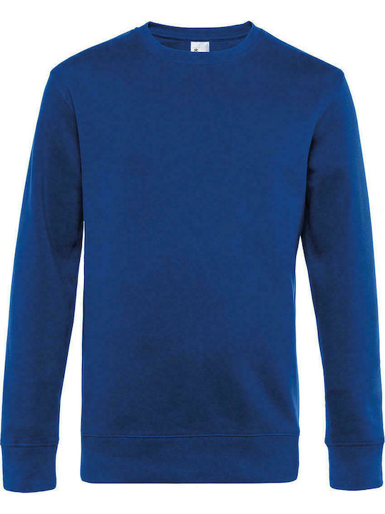 B&C King Men's Long Sleeve Promotional Sweatshirt Royal