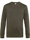 B&C King Men's Long Sleeve Promotional Sweatshirt Khaki