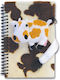 Next Spiral Notebook Ruled Cows Multicolour 1pcs