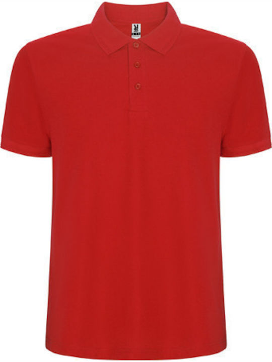 Roly Pegaso Premium Polo T-shirt Κόκκινο
