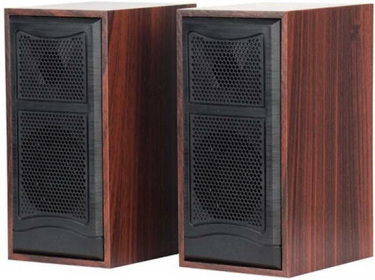 Tele FT-102 Ηχεία Υπολογιστή 2.0 με Ισχύ 6W σε Κόκκινο Χρώμα