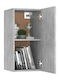 Wall Living Room Cabinet made of Particle Board Grey Concrete 30.5x30x60cm