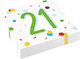Χαρτοπετσέτες Party 21 Confetti Birthday 33x33c...