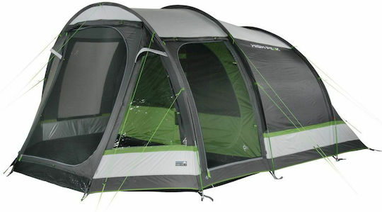 High Peak Meran 5 Χειμερινή Σκηνή Camping Τούνελ Χακί με Διπλό Πανί για 5 Άτομα 440x240x190εκ.