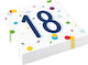 Χαρτοπετσέτες Party 18 Confetti Birthday 33x33c...
