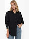 Shirt Women's Monochrome Long Sleeve Shirt Black