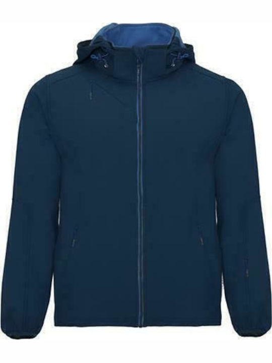 Siberia Winter Jacket Softshell Waterproof and Windproof Navy Blue
