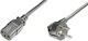 Digitus Schuko - IEC C13 Cable 1.8m Μαύρο AK-44...