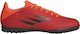 Adidas X Speedflow.4 TF Χαμηλά Ποδοσφαιρικά Παπούτσια με Σχάρα Red / Core Black / Solar Red