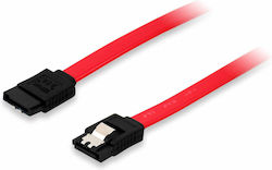 Equip 7 pini SATA III - 7 pini SATA III Cablu 50cm Roșu (111800)