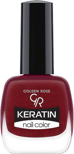 Golden Rose Кератинов Гланцов Лак За Нокти Бордо 40 10.5мл