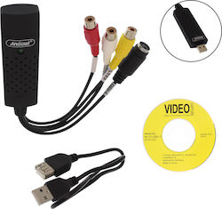 Andowl Q-HD31 Captură video pentru Laptop / PC și conexiune USB-A