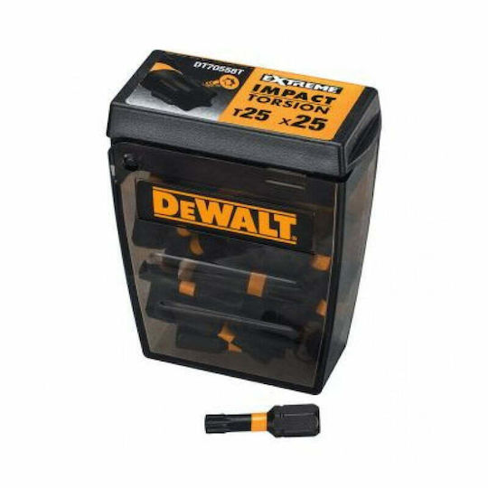 Dewalt Set 25 Screwdriver Bits Torx