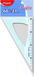 Maped Geometric Triangle Plastic Transparent 21cm