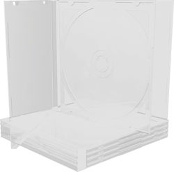 MediaRange CD-Box für 2 Disks mit Transparentem...