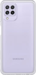 Samsung Soft Clear Cover Umschlag Rückseite Silikon Transparent (Galaxy A22 4G) EF-QA225TTE