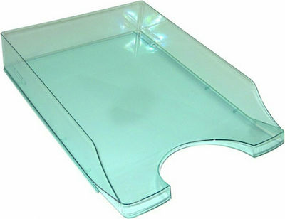 Describo Transparent Filing Tray Plastic Blue