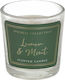 Inart Crăciun Lumânare Verde 9cm. 3buc