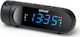 Denver Tabletop Digital Clock with Alarm & Radio S0430454