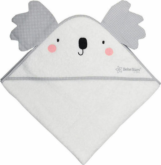 Bebe Stars Baby Bathrobe-Baby Bath Towel Hooded
