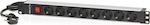 Salicru 680CA00003 8-Outlet Power Strip 1.5m Black