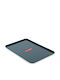 Araven Plastic Rectangular Serving Tray in Black Color 28x19cm AR00041022 1pcs