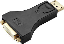 Powertech CAB-DP062 DisplayPort male σε DVI-I female