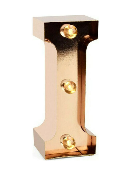 Legami Milano Decorative Lamp Letter LED Battery Copper