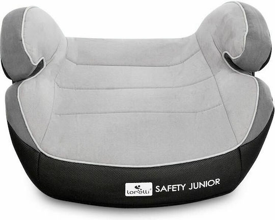 Lorelli Safety Junior Fix Anchorages Baby Car Seat Booster with Isofix Grey 15-36 kg