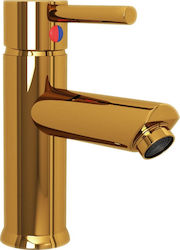 vidaXL Mixing Sink Faucet Gold
