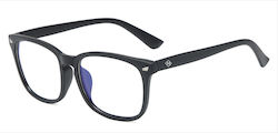 Martinez Blulite Wayfarer Screen Protection Glasses in Schwarz Color