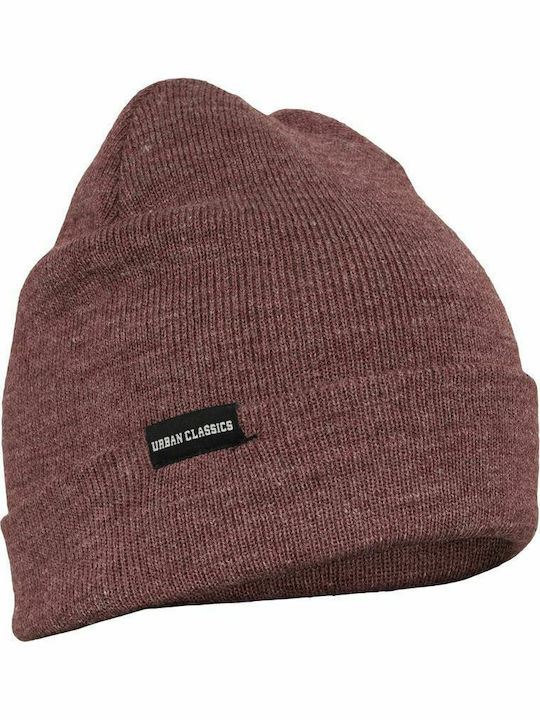 Urban Classics Knitted Beanie Cap Burgundy