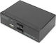 Digitus KVM Switch 2 Port Single Display 4K HDMI