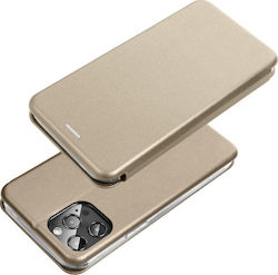 Forcell Elegance Buchen Sie Synthetisches Leder Gold (Xiaomi Mi 11 Ultra)