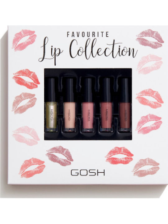 Gosh Favourite Makeup Set for the Lips 5pcs