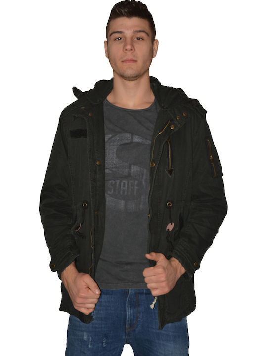 Explorer Jacke Parka Schwarz
