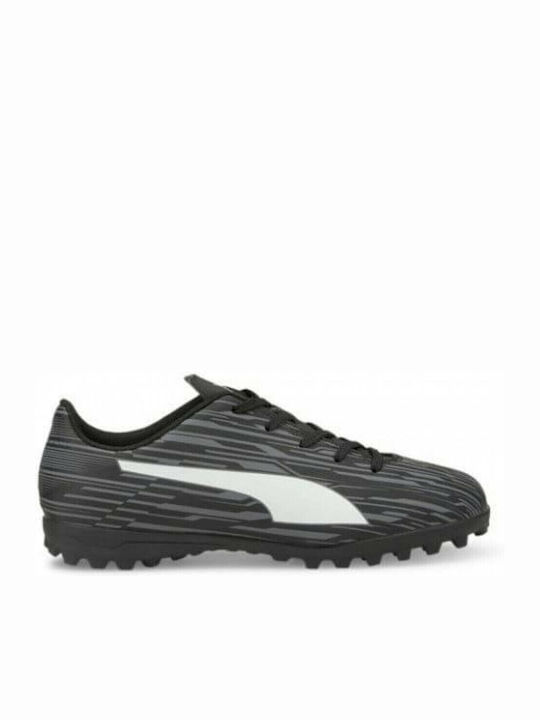 PUMA Rapido III Football Shoes with Molded Cleats Black / White / Castlerock
