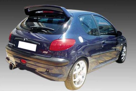 Motordrome Car Rear Spoiler Roof from Polyurethane Peugeot 206 1998+