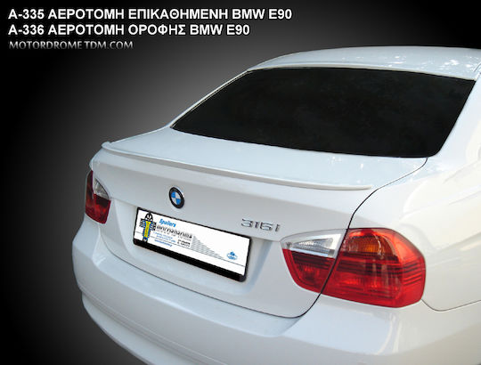 Motordrome Car Rear Spoiler Roof from Polyurethane for BMW Series 3 E90 2004+