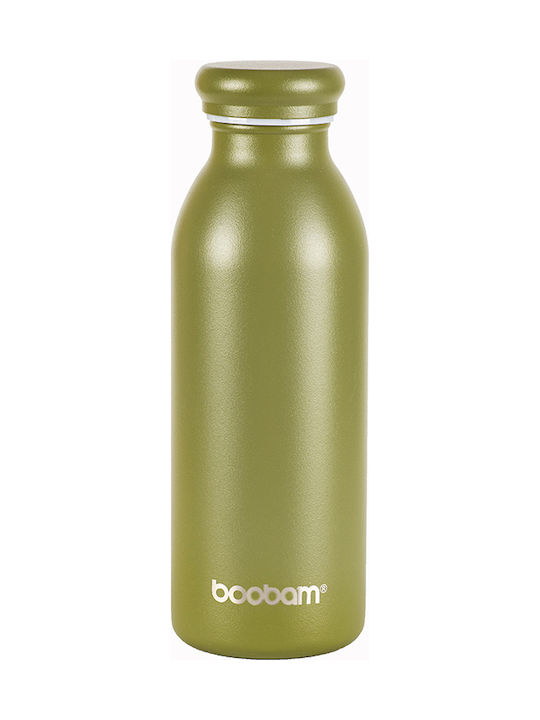 Boobam Bottle Lite Wasserflasche Rostfreier Stahl 500ml Grün