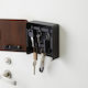 Yamazaki Metallic Wall Key Hook Brown 5 Hooks 15.8x5.7x15.8cm