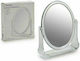 Double Sided Tabletop Makeup Mirror 20.5x15cm Transparent