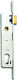 Cisa Recessed Lock with Center 20mm Silver