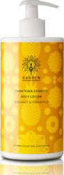 Garden Coconut & Pineapple Body Lotion Feuchtigkeitsspendende Lotion Körper mit Duft Kokosnuss 500ml