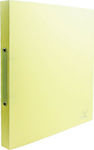 Typotrust Clipboard with 2 Rings for Paper A4 Yellow 1pcs