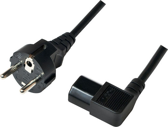 LogiLink Schuko - IEC C13 Cable 3m Μαύρο CP118