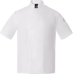 Coat Chef Unisex White with Long Sleeve Basil