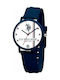 U.S. Polo Assn. Watch Battery with Blue Rubber Strap