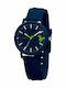 U.S. Polo Assn. Ceas Barbati 36mm cu Baterie și Curea Cauciuc Albastră