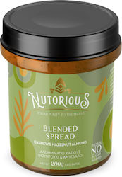 Nutorious Unt De Nuci Blended Cu Alune De Pădure Migdale Caju Și Arahide 200gr Nutorious Unt De Nuci Blended Cu Alune De Pădure Migdale Caju Și Arahide 200gr